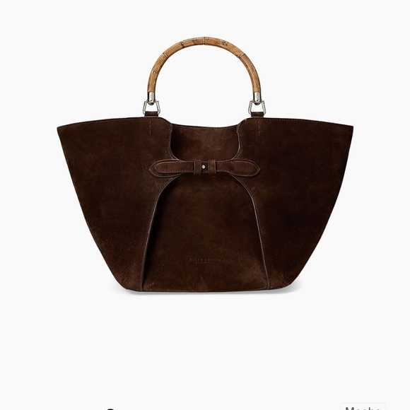 Ralph Lauren Purple Label Handbags - Ralph Lauren The Ralph Suede Tote Bag